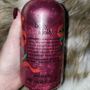 Philosophy holly & jolly shampoo, shower gel, & bubble bath